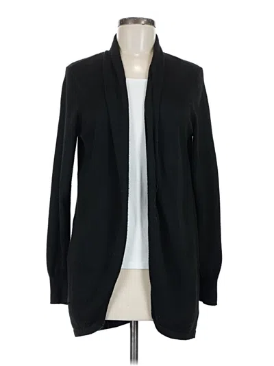 Pre-owned Ella Moss Cardigan Sweater In Black