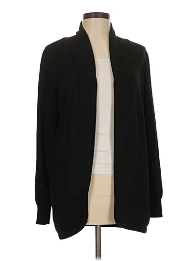 Pre-owned Ella Moss Cardigan Sweater In Black