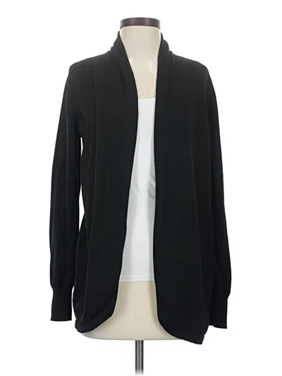 Pre-owned Ella Moss Cardigan Sweater In Black