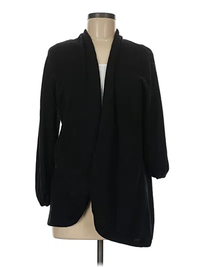 Pre-owned Ella Moss Cardigan Sweater In Black