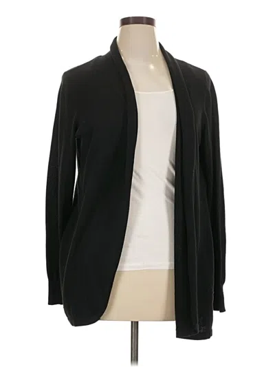 Pre-owned Ella Moss Cardigan Sweater In Black