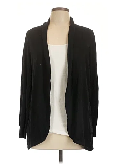Pre-owned Ella Moss Cardigan Sweater In Black