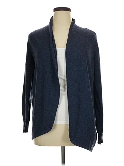 Pre-owned Ella Moss Cardigan Sweater In Blue