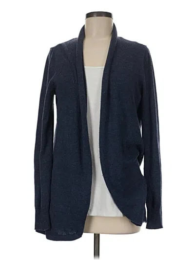 Pre-owned Ella Moss Cardigan Sweater In Blue