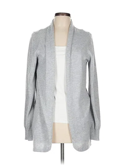 Pre-owned Ella Moss Cardigan Sweater In Gray