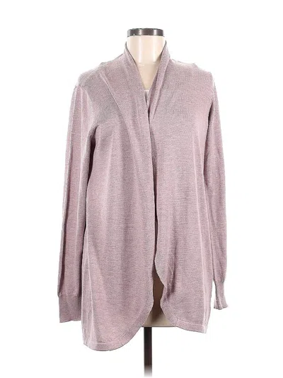 Pre-owned Ella Moss Cardigan Sweater In Gray
