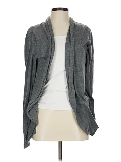 Pre-owned Ella Moss Cardigan Sweater In Gray