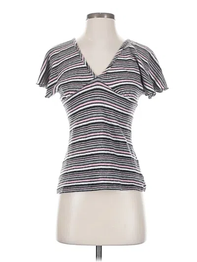 Pre-owned Ella Moss Cardigan Sweater In Gray