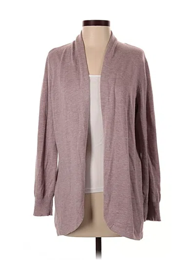 Pre-owned Ella Moss Cardigan Sweater In Gray