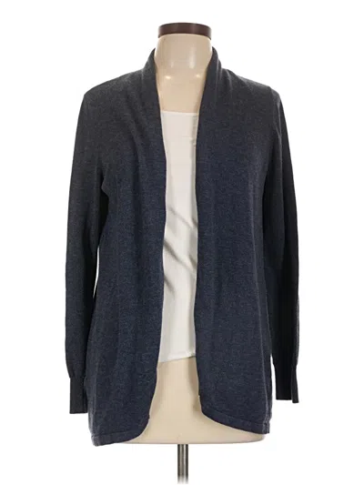 Pre-owned Ella Moss Cardigan Sweater In Gray
