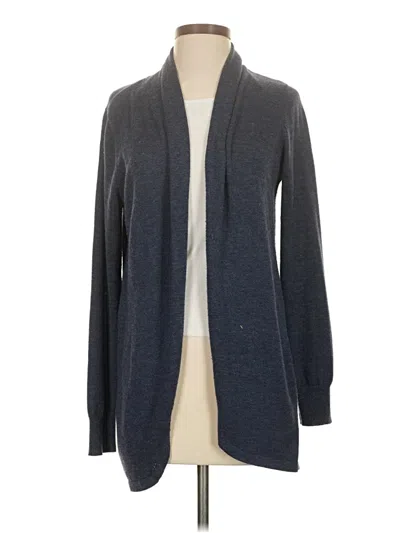 Pre-owned Ella Moss Cardigan Sweater In Gray