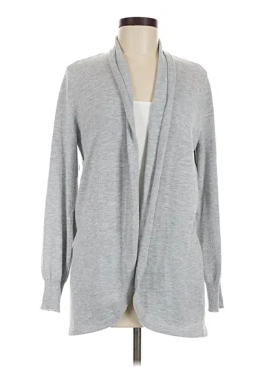 Pre-owned Ella Moss Cardigan Sweater In Gray