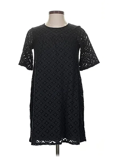 Pre-owned Ella Moss Casual Dress In Black