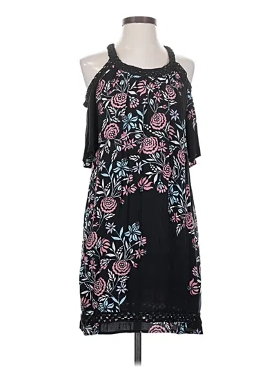 Pre-owned Ella Moss Casual Dress In Black