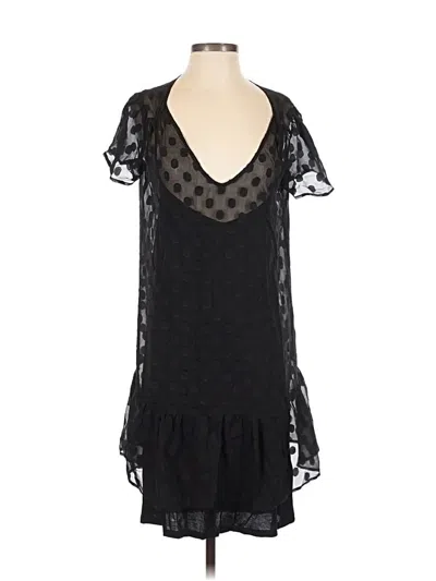 Pre-owned Ella Moss Casual Dress In Black