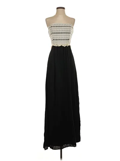 Pre-owned Ella Moss Casual Dress In Black