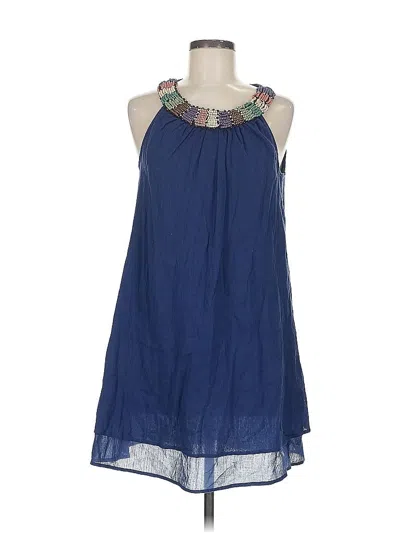 Pre-owned Ella Moss Casual Dress In Blue