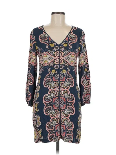 Pre-owned Ella Moss Casual Dress In Blue