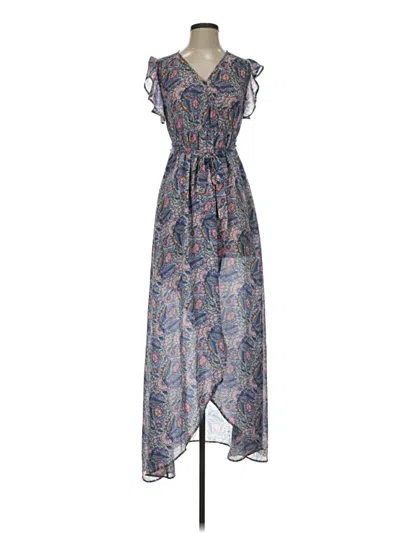Pre-owned Ella Moss Casual Dress In Blue