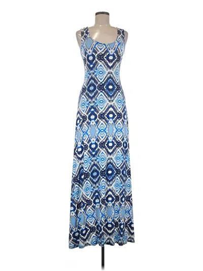 Pre-owned Ella Moss Casual Dress In Blue