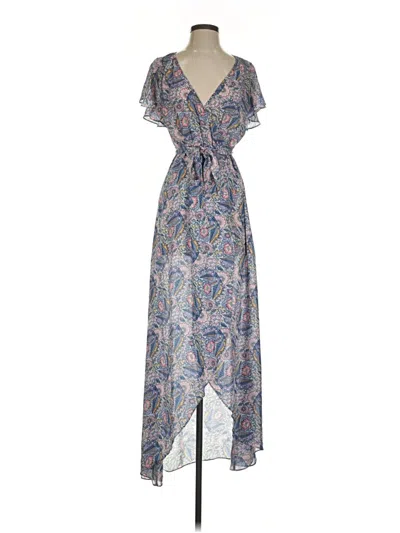 Pre-owned Ella Moss Casual Dress In Blue