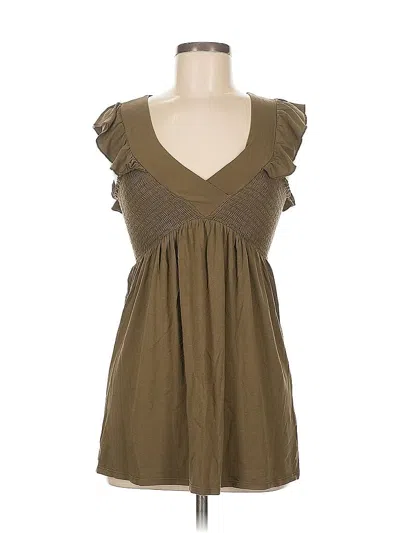 Pre-owned Ella Moss Casual Dress In Brown