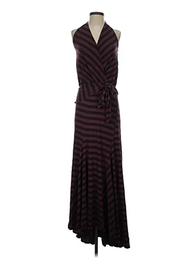 Pre-owned Ella Moss Casual Dress In Burgundy