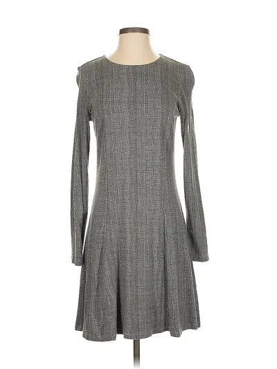 Pre-owned Ella Moss Casual Dress In Gray