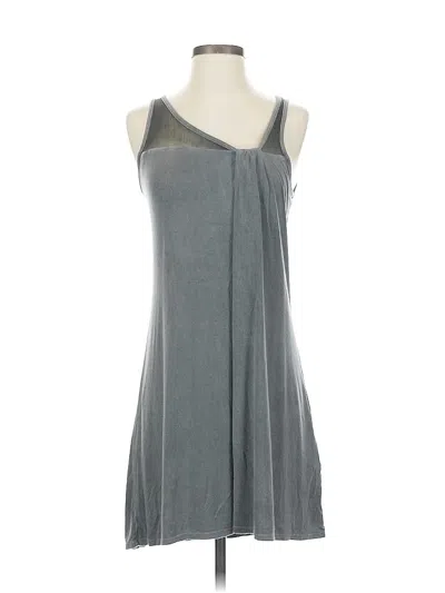 Pre-owned Ella Moss Casual Dress In Gray