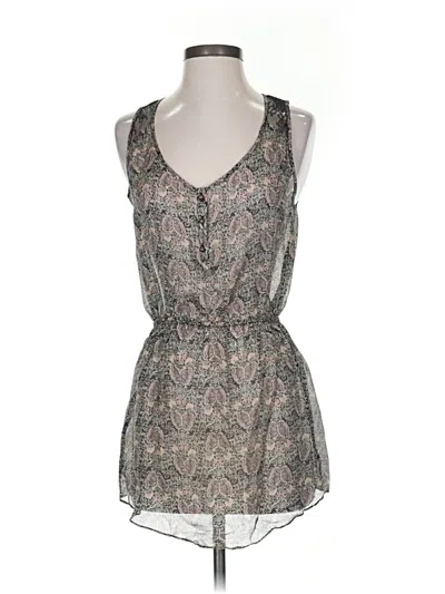 Pre-owned Ella Moss Casual Dress In Gray