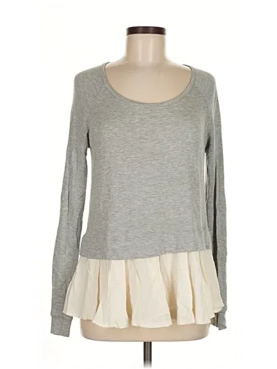 Pre-owned Ella Moss Casual Dress In Gray