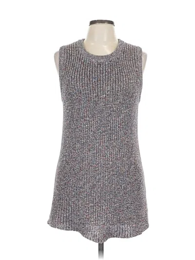 Pre-owned Ella Moss Casual Dress In Gray