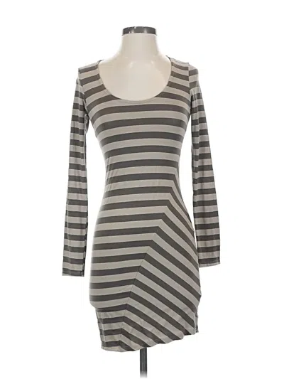 Pre-owned Ella Moss Casual Dress In Gray