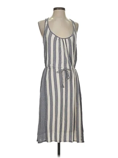 Pre-owned Ella Moss Casual Dress In Gray
