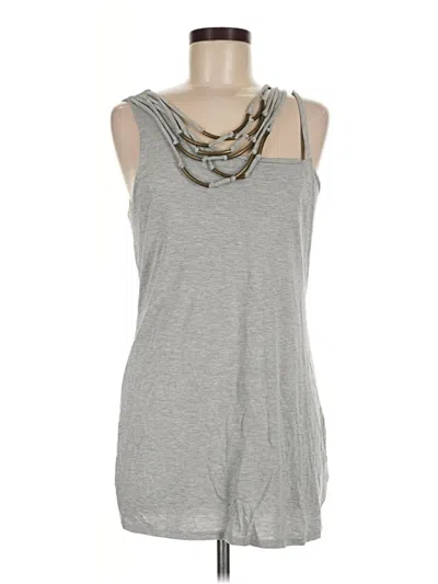 Pre-owned Ella Moss Casual Dress In Gray