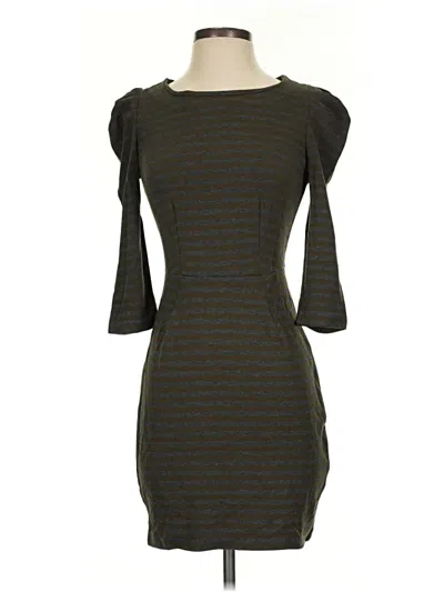 Pre-owned Ella Moss Casual Dress In Gray
