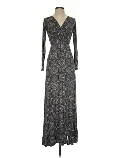 Pre-owned Ella Moss Casual Dress In Gray