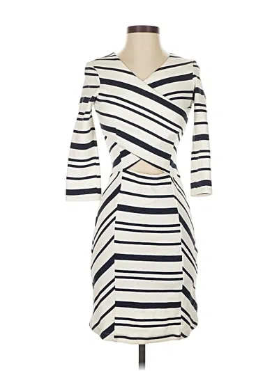 Pre-owned Ella Moss Casual Dress In Ivory