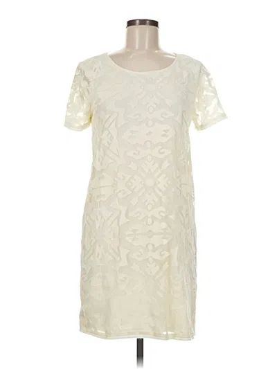 Pre-owned Ella Moss Casual Dress In Ivory