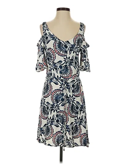 Pre-owned Ella Moss Casual Dress In Ivory
