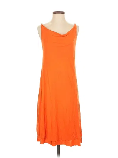Pre-owned Ella Moss Casual Dress In Orange