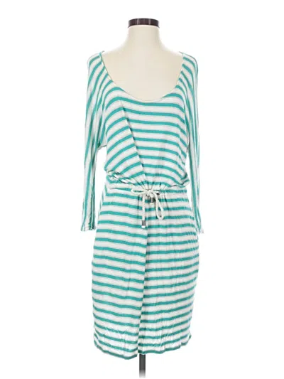 Pre-owned Ella Moss Casual Dress In Teal