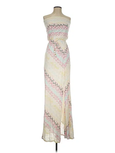 Pre-owned Ella Moss Casual Dress In White