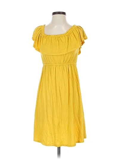 Pre-owned Ella Moss Casual Dress In Yellow