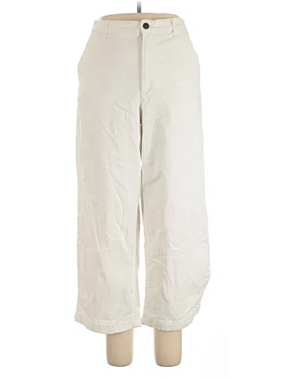 Pre-owned Ella Moss Casual Pants In Ivory