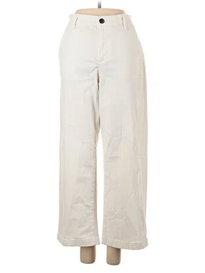 Pre-owned Ella Moss Casual Pants In White