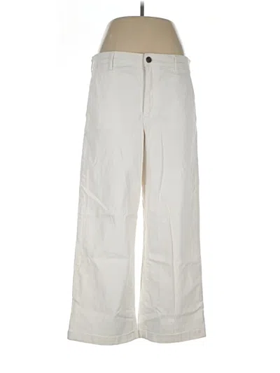 Pre-owned Ella Moss Casual Pants In White