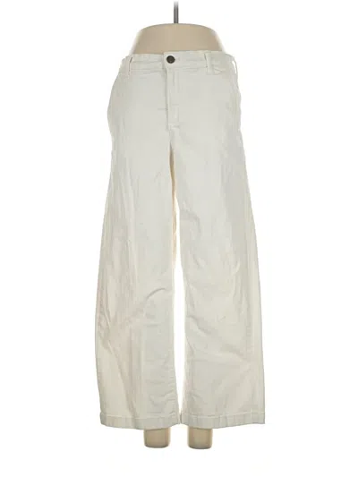 Pre-owned Ella Moss Casual Pants In White