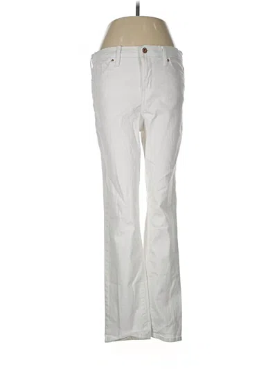 Pre-owned Ella Moss Casual Pants In White