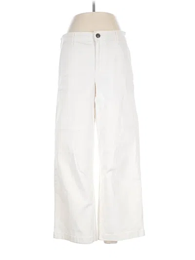 Pre-owned Ella Moss Casual Pants In White